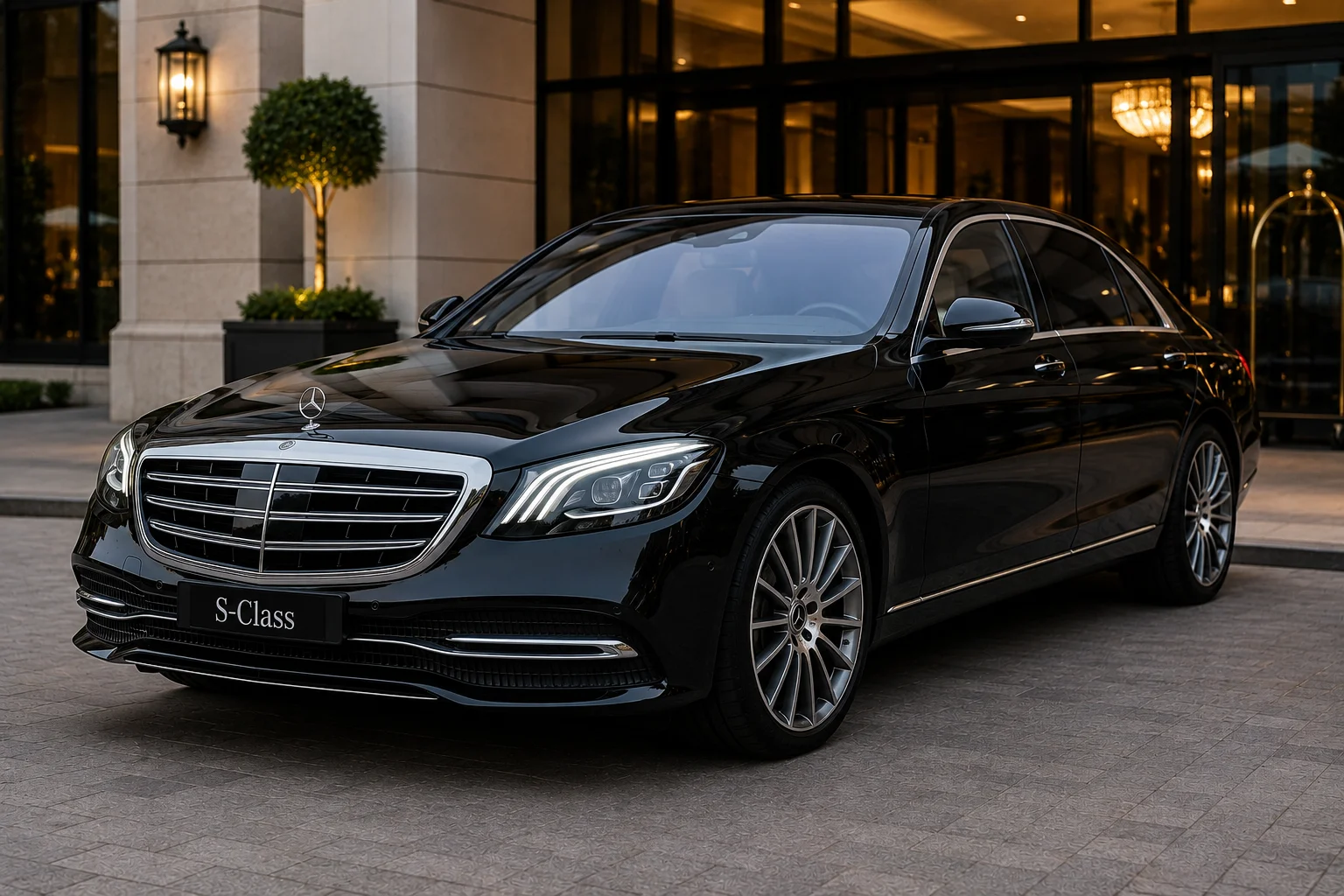 Mercedes-Benz S-Class Sedan for executive chauffeur service